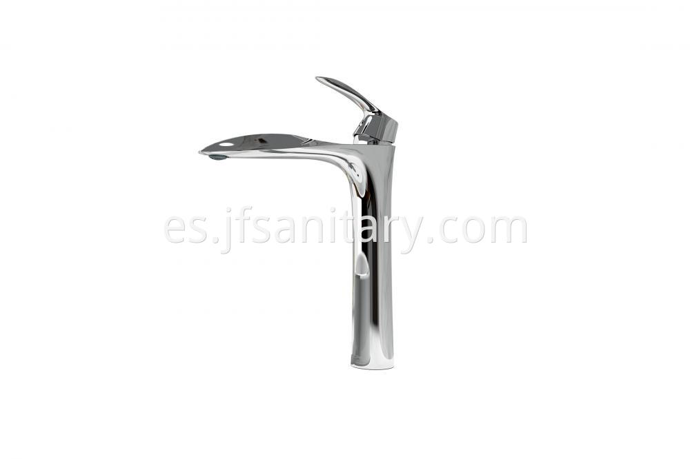 Classic Chrome Taller Basin Sink Tap For Bathroom